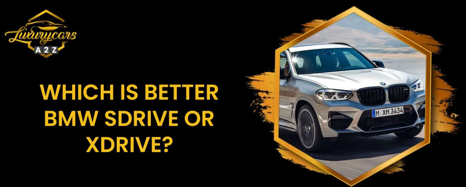 Kumpi on parempi, BMW sDrive vai xDrive?