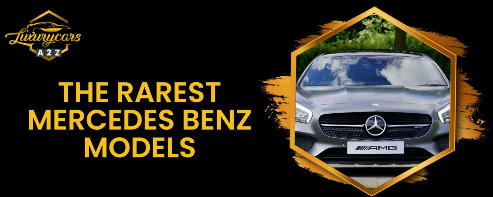 Harvinaisimmat Mercedes Benz -mallit