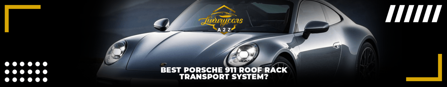 Paras Porsche 911 kattoteline kuljetusjärjestelmä