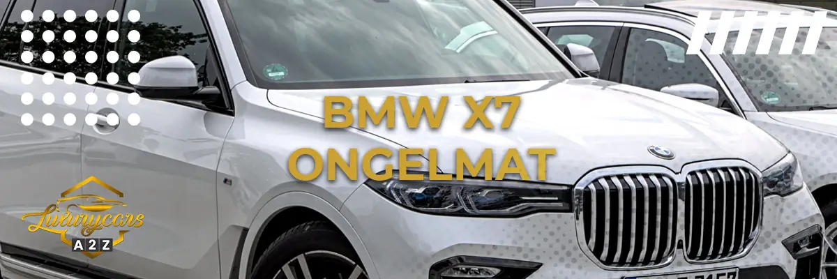 BMW X7 ongelmat