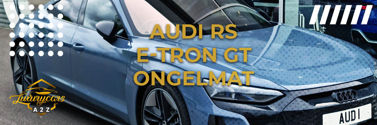 Audi RS e-Tron GT ongelmat