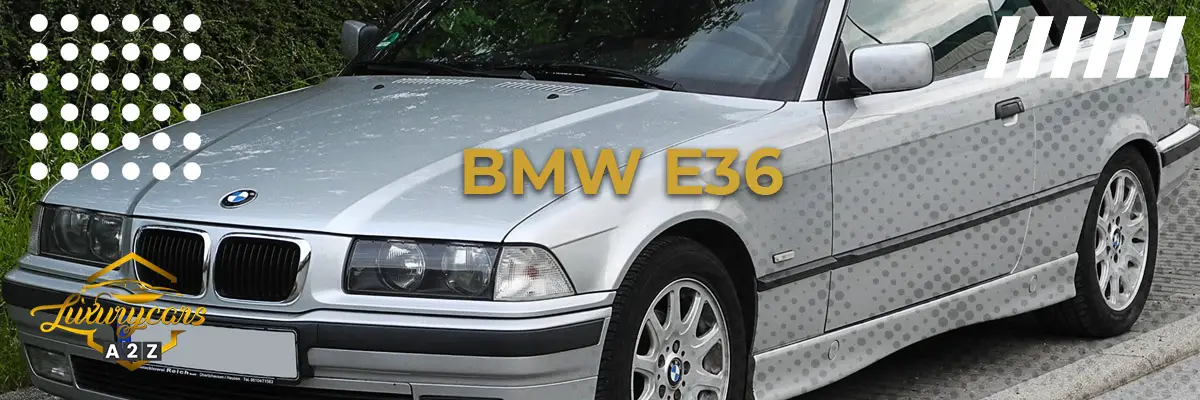 Onko BMW E36 hyvä auto?