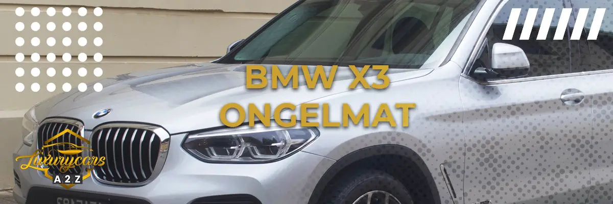 BMW X3 ongelmat