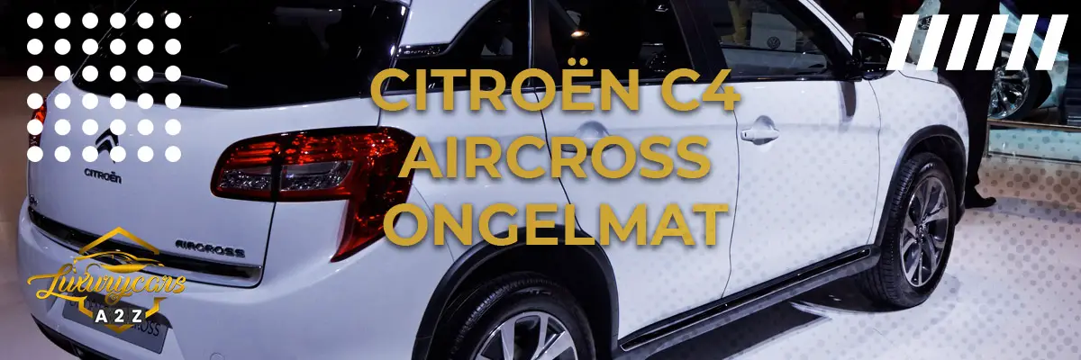 Citroën C4 Aircross yleiset ongelmat